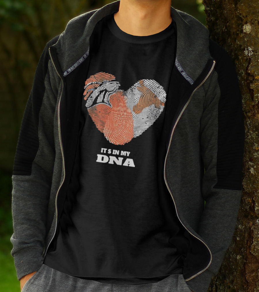 Fingerprint Heart It's In My DNA T-Shirt