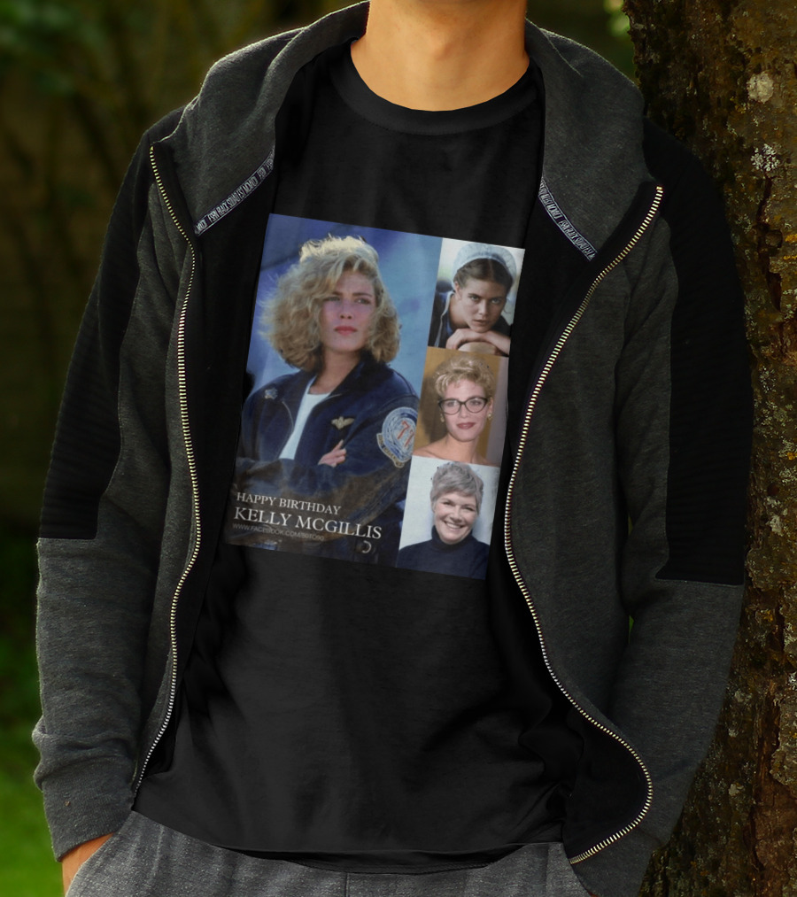 Happy Birthday Kelly McGillis Photos Compilation T-Shirt