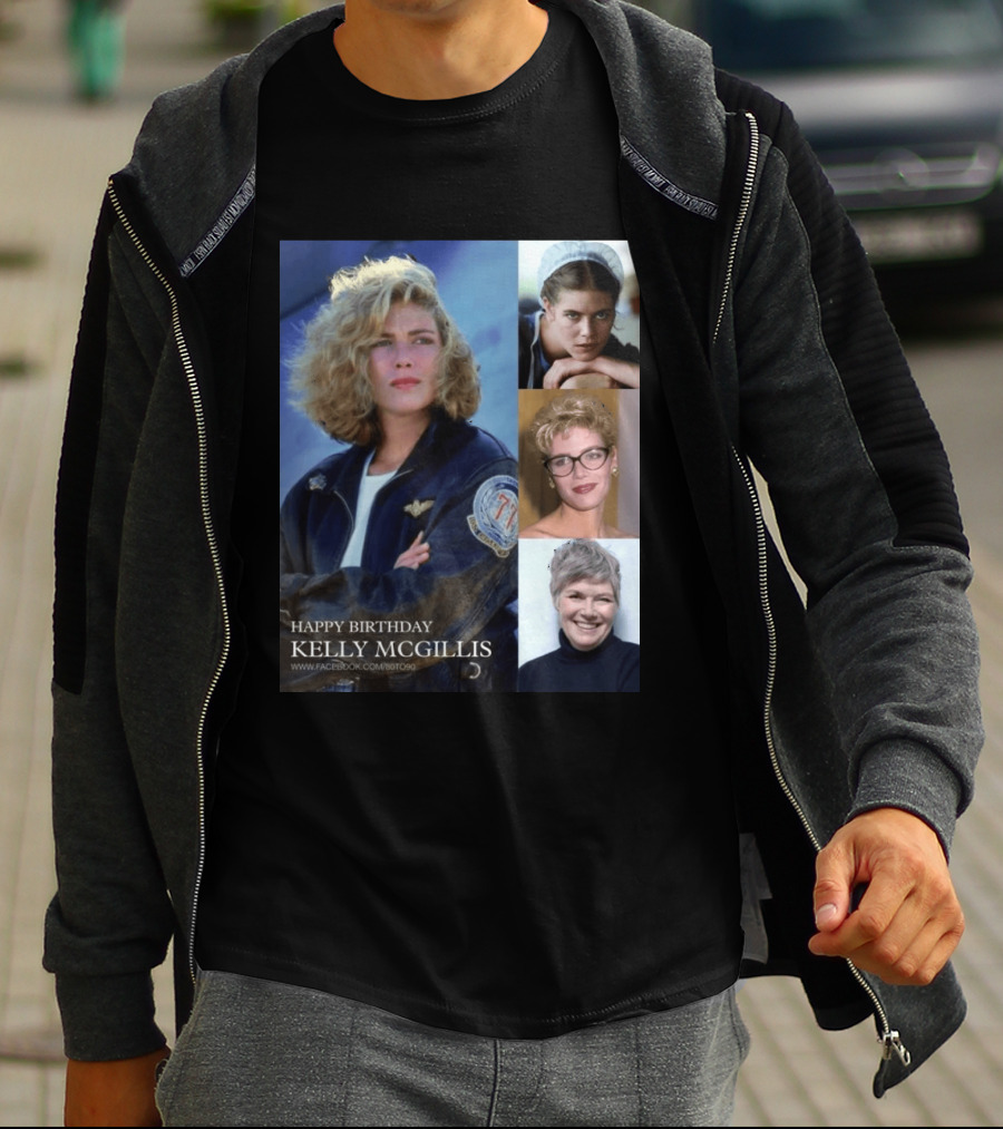 Happy Birthday Kelly McGillis Photos Compilation T-Shirt