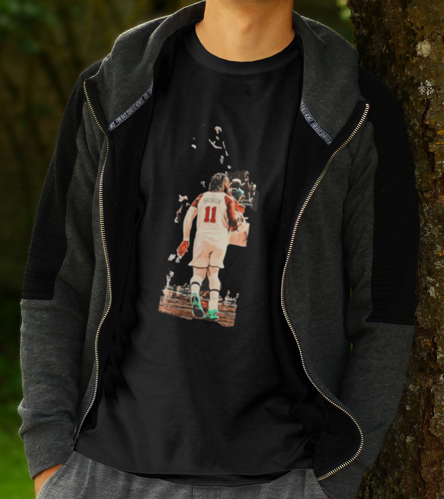 Jalen Brunson New York Knicks NBA Player Number 11 T-Shirt