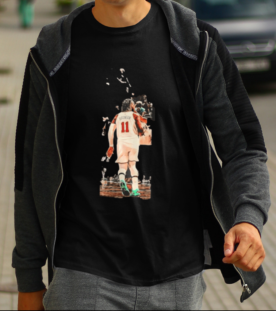 Jalen Brunson New York Knicks NBA Player Number 11 T-Shirt