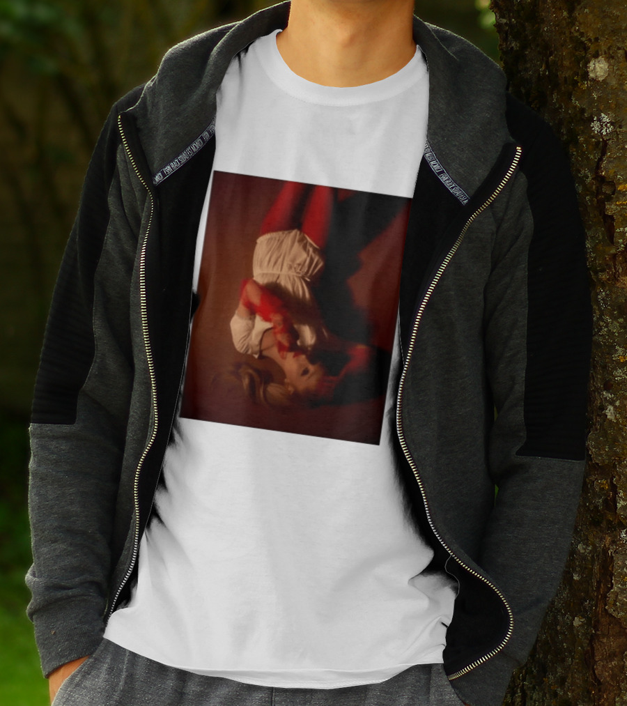 Ariana Grande Red And White Eternal Sunshine Aesthetic T-Shirt
