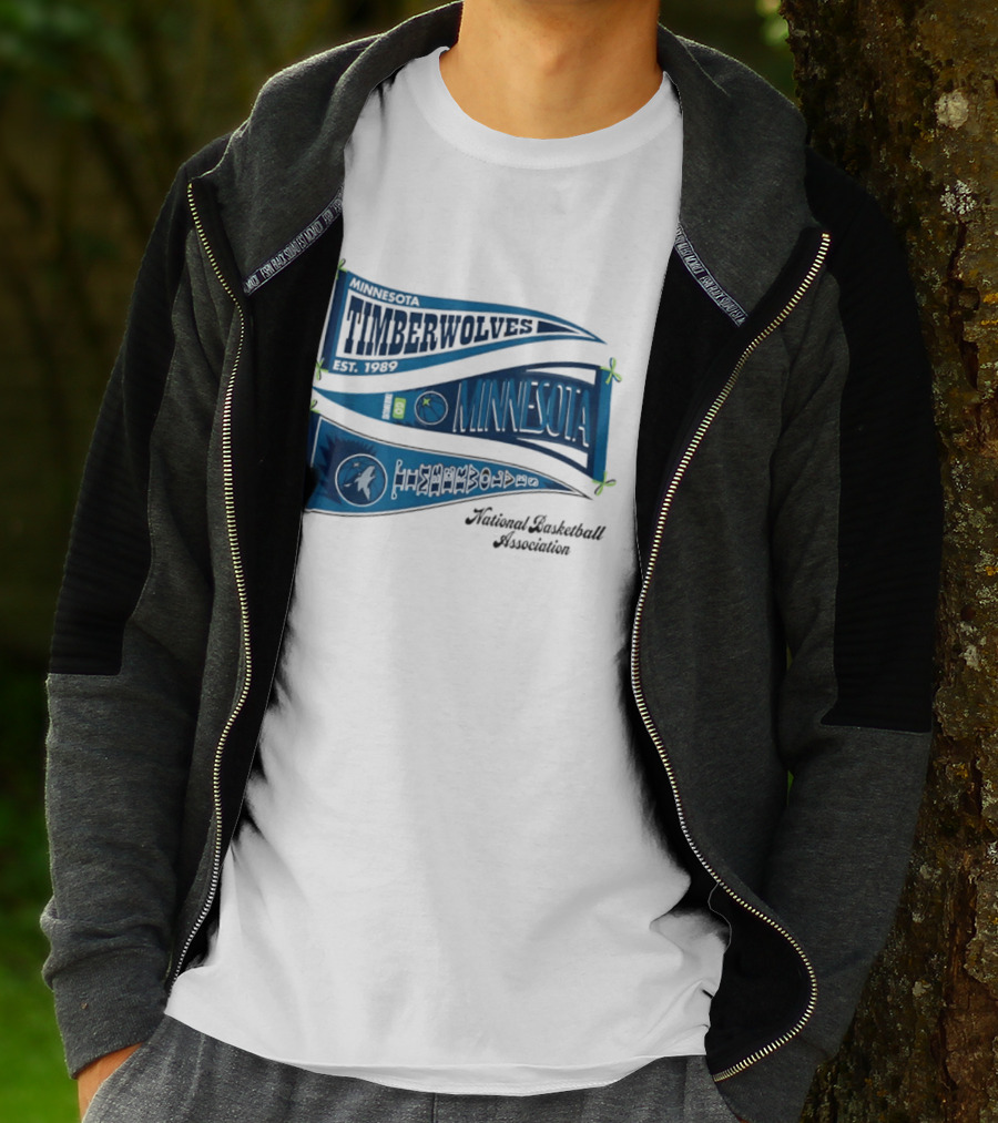 Minnesota Timberwolves NBA Pennants T-Shirt