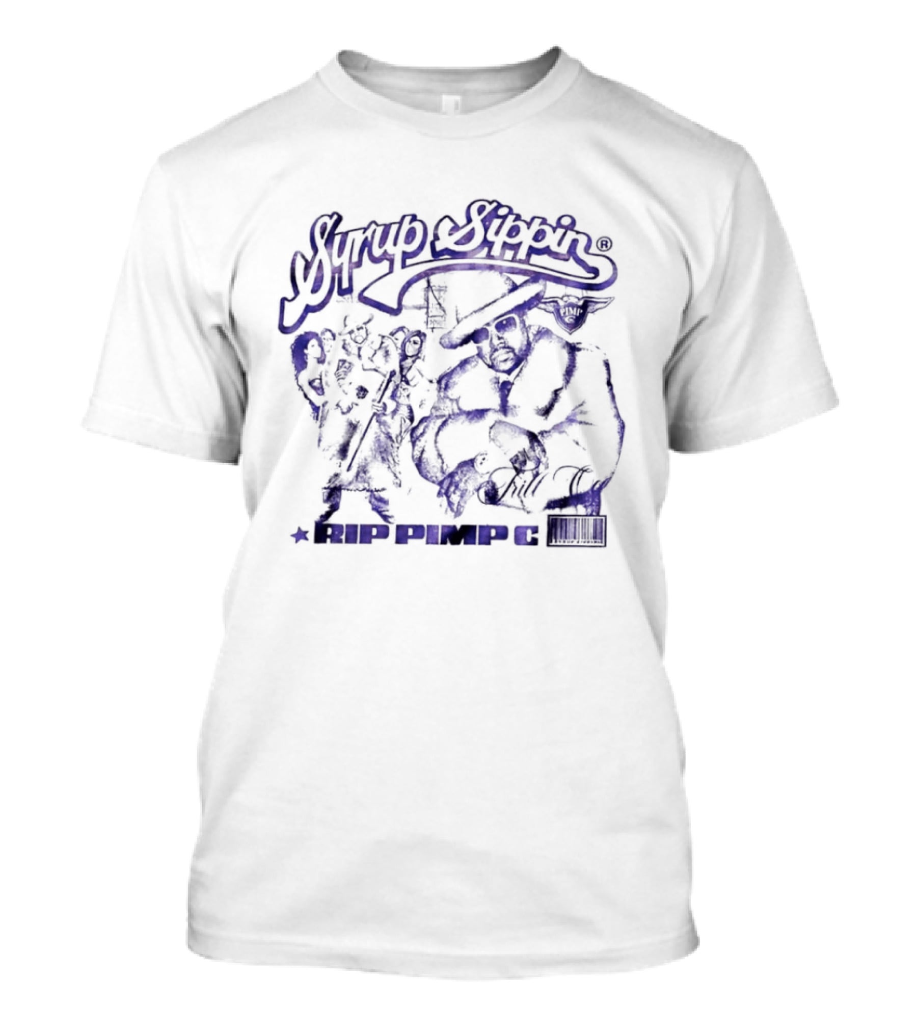 Pimp C Syrup Sippin RIP Pimp C Frill Co Trill Origin Legends T-Shirt