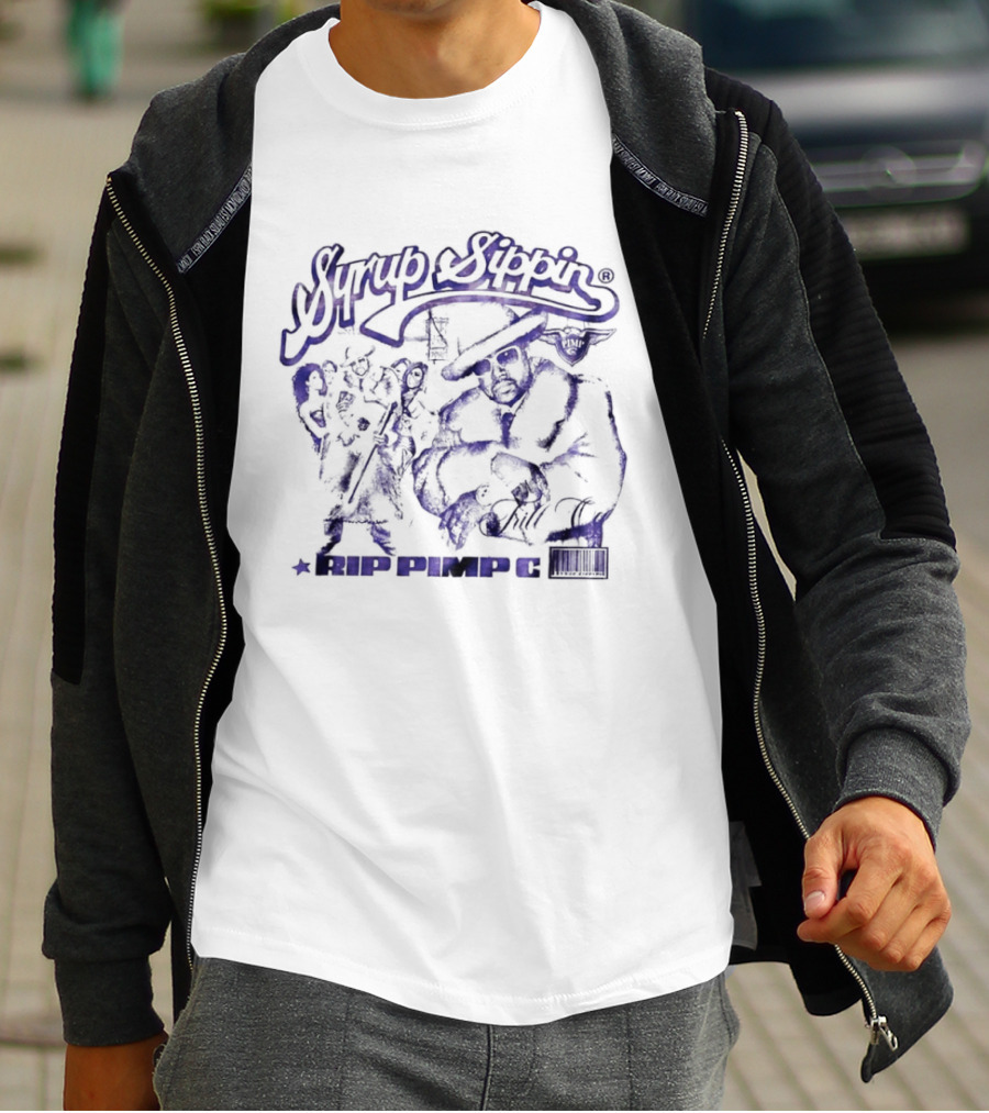 Pimp C Syrup Sippin RIP Pimp C Frill Co Trill Origin Legends T-Shirt