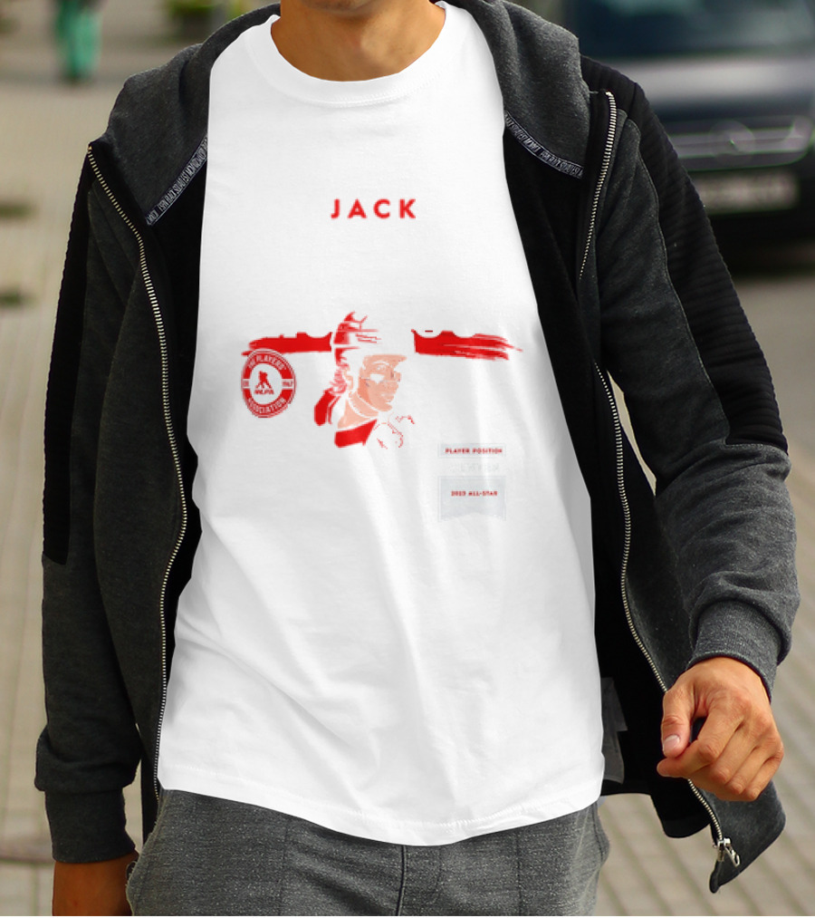 Jack Hughes New Jersey Devils Player 86 NHLPA Spotlight 2023 All Star T-Shirt