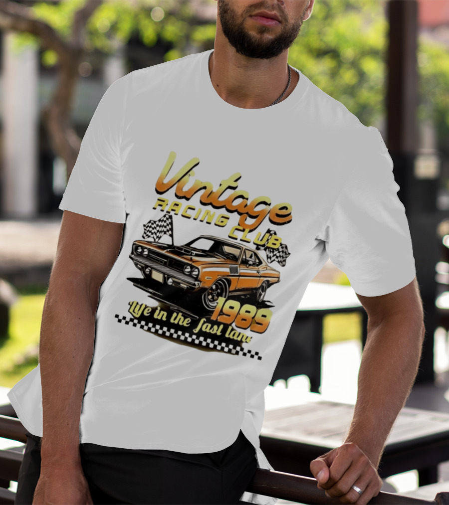 Vintage Racing Club 1989 Life In The Fast Lane T-Shirt