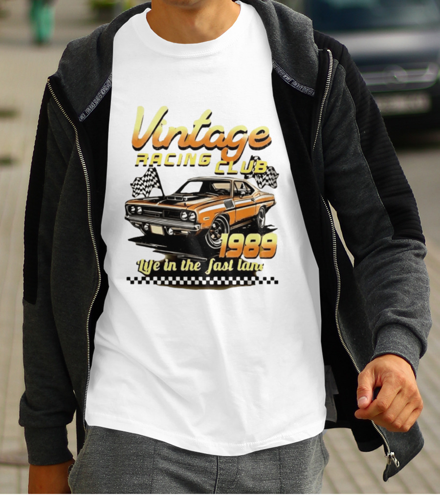 Vintage Racing Club 1989 Life In The Fast Lane T-Shirt