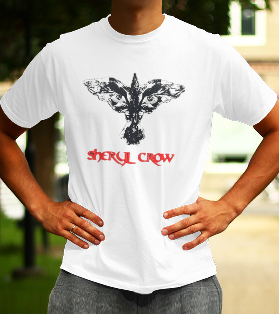 Sheryl Crow Black And White Bird T-Shirt