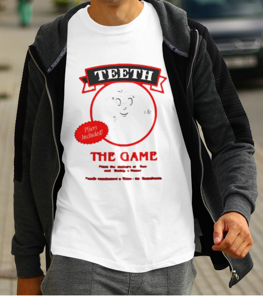 Teeth The Game Pliers Included From The Authors Of Widow's Bay Board Game T-Shirt
