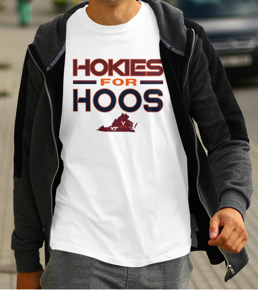 Hokies For Hoos Virginia Tech University Virginia Cavaliers T-Shirt
