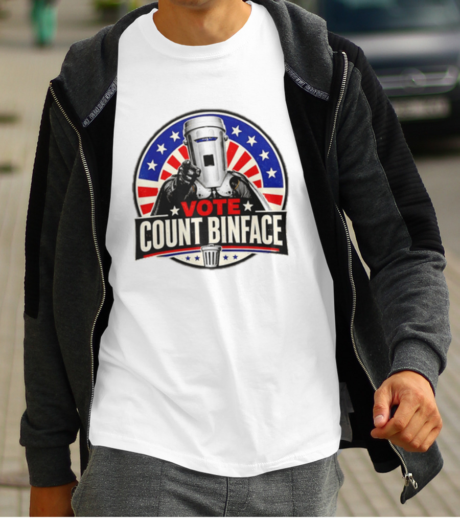 Vote Count Binface UK Politics Satirical Election T-Shirt