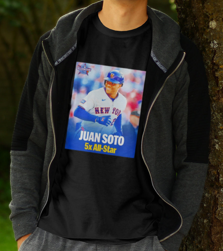 All Star Game 2026 New York Mets Juan Soto 5x All Star T-Shirt