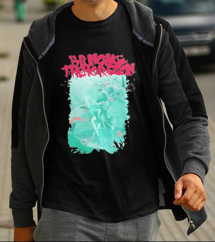 Bring Me The Horizon Shark Attack Artwork 2026 T-Shirt