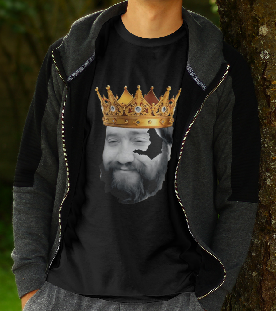 King Santori Cincinnati Bengals Crowned Beard Patch T-Shirt