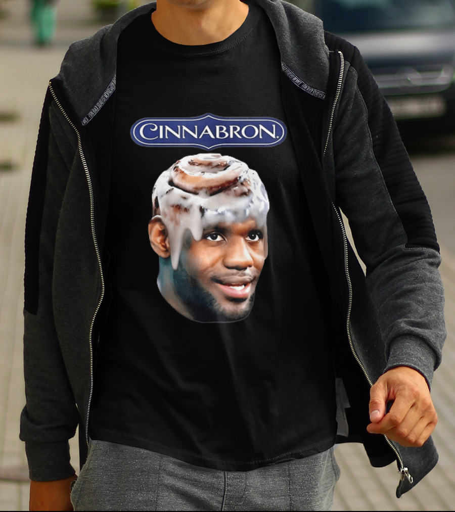 LeBron James Los Angeles Lakers Cinnabron Cinnamon Roll Meme T-Shirt