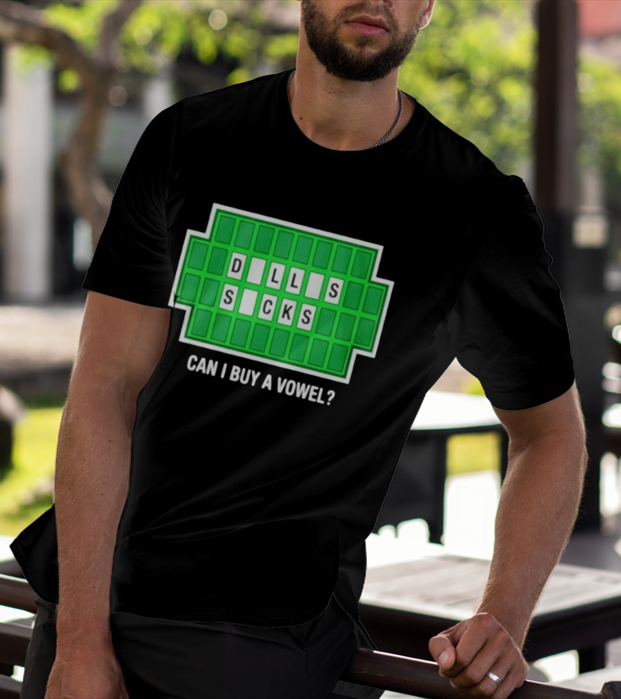 Dalls Scks Can I Buy A Vowel Game Show T-Shirt