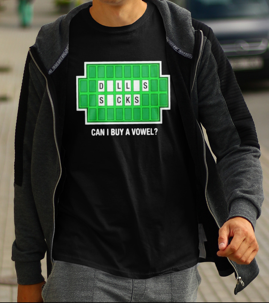 Dalls Scks Can I Buy A Vowel Game Show T-Shirt