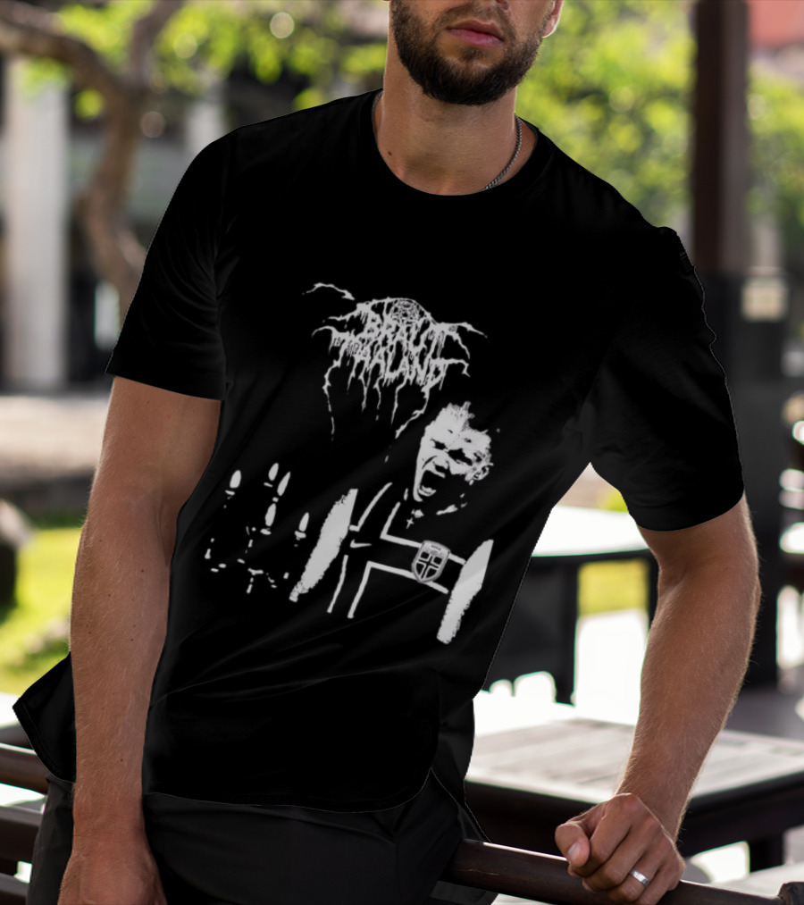 Erling Haaland Norway Black Metal Heavy Metal Braut Football T-Shirt
