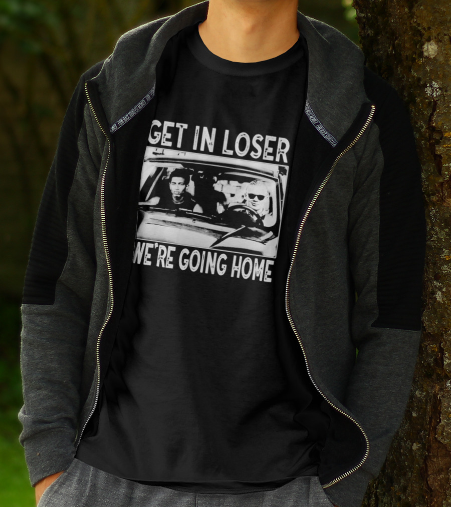 Erling Haaland Jude Bellingham Get In Loser We're Going Home Car Scene Image T-Shirt