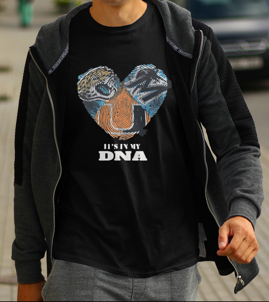 Fingerprint Heart It's In My DNA 1 T-Shirt
