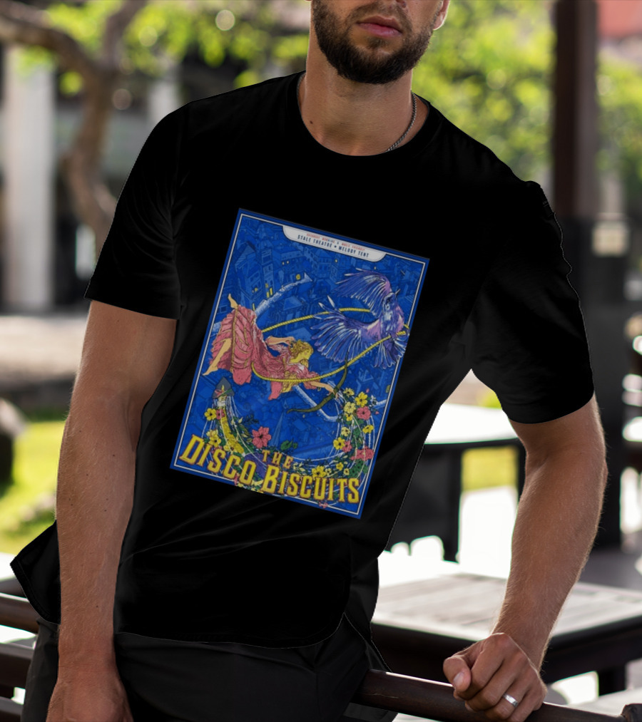 The Disco Biscuits July 11 2026 Jeezum Crow Music Festival Vermont Tour Stale Theatre Melody Tent T-Shirt