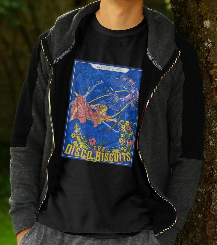 The Disco Biscuits July 11 2026 Jeezum Crow Music Festival Vermont Tour Stale Theatre Melody Tent T-Shirt