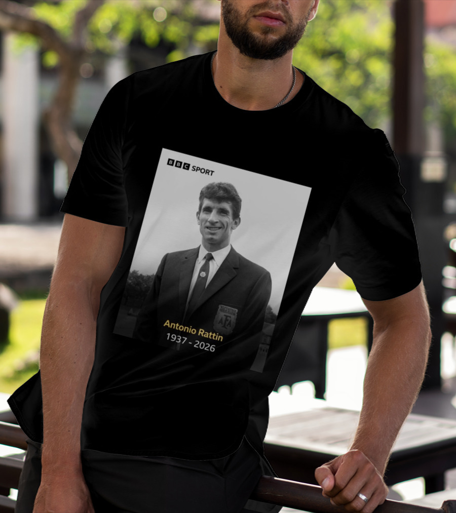 BBC Sport Antonio Rattín 1937 2026 Argentina AFA T-Shirt