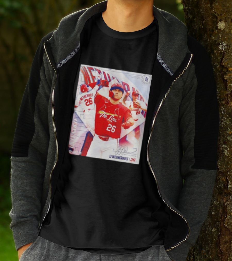 St. Louis Cardinals JJ Wetherholt 26 MLB Fan Memorabilia T-Shirt