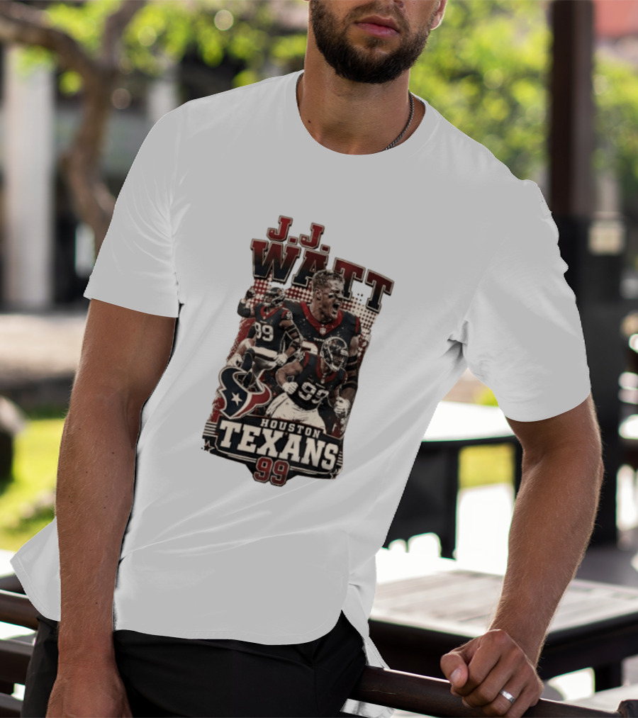 J.J. Watt Houston Texans 99 NFL Football Player T-Shirt