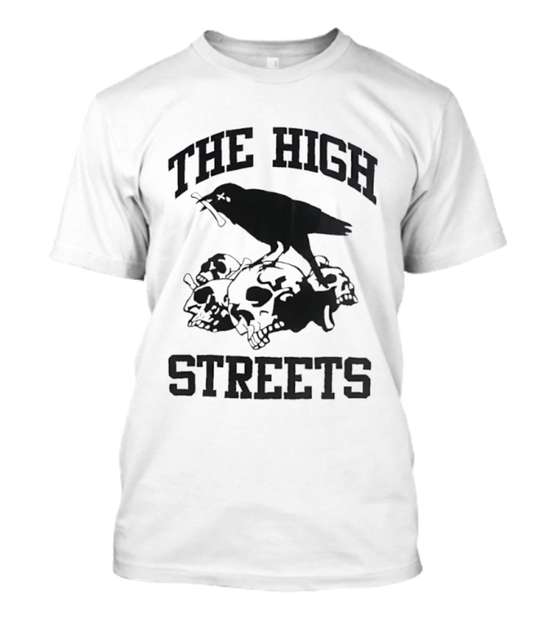 The High Streets Crow On Skulls T-Shirt