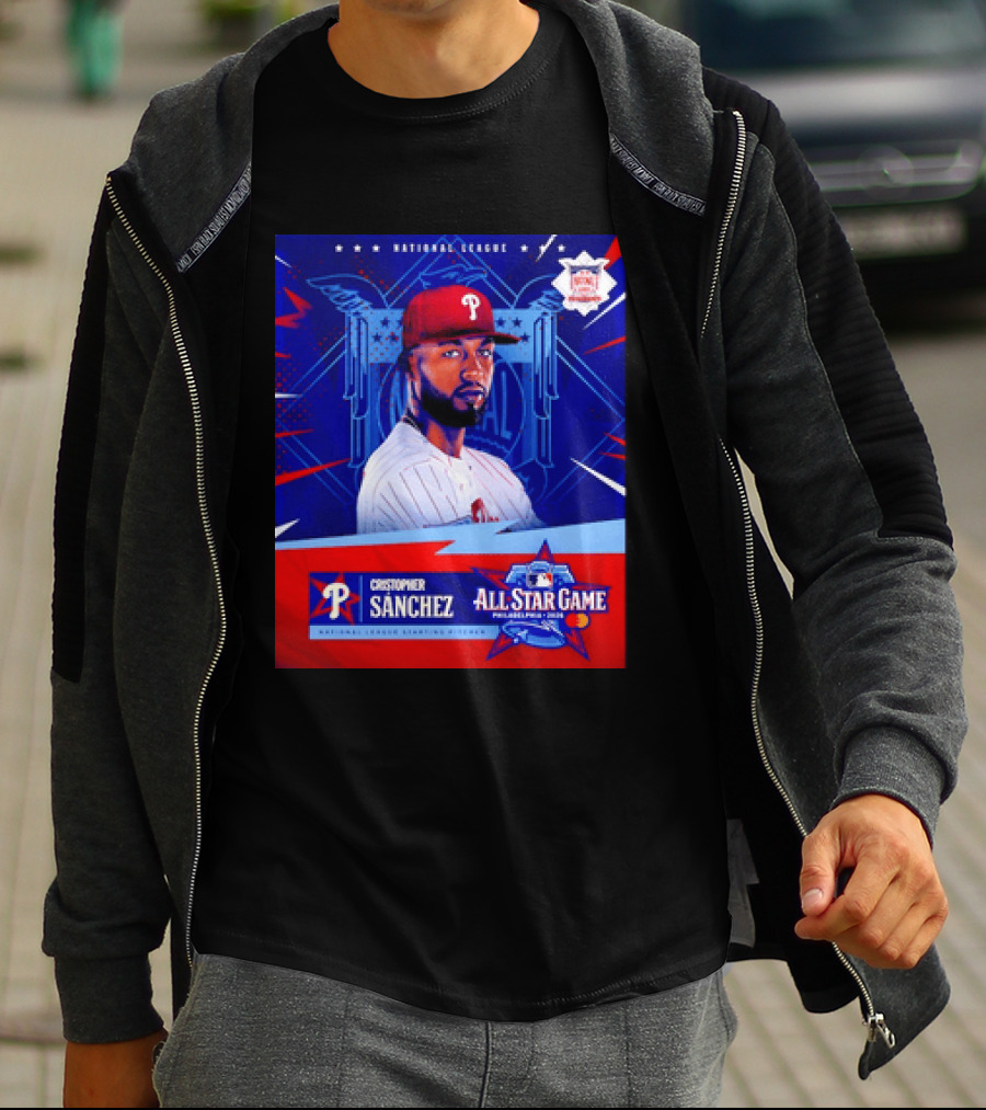 Cristopher Sánchez Philadelphia National League All Star Game 2026 T-Shirt
