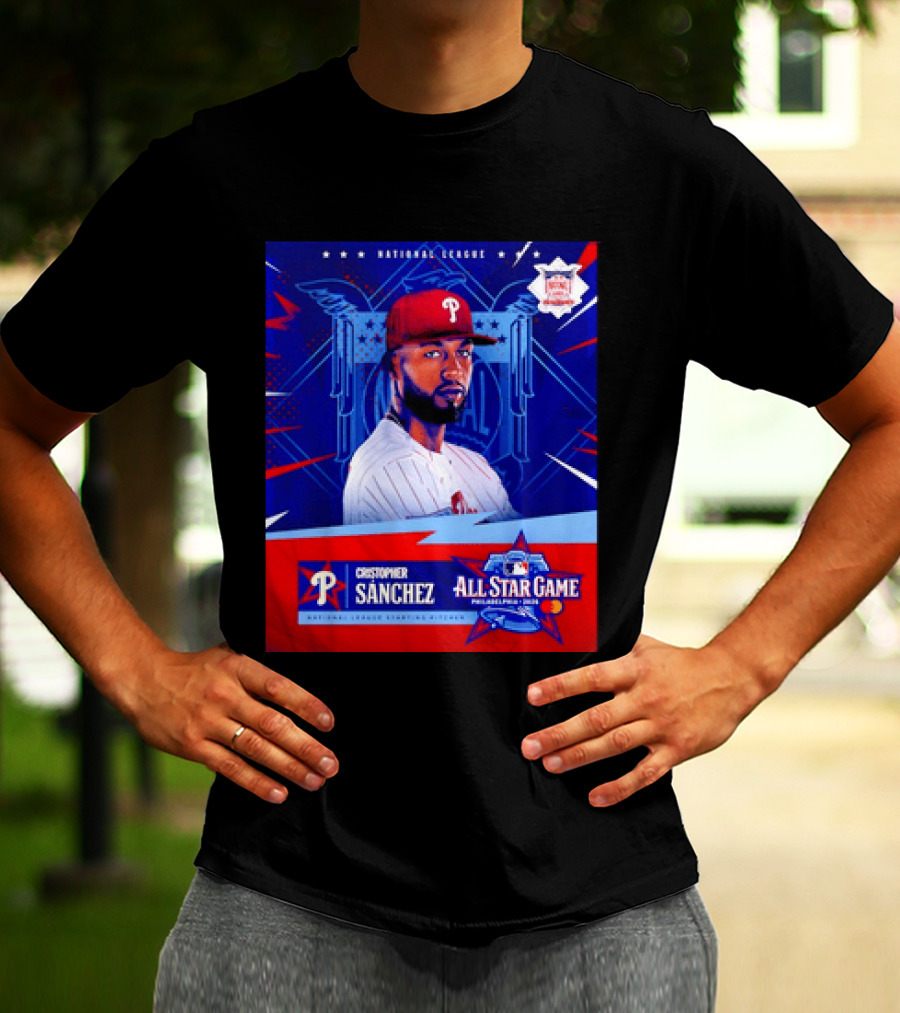 Cristopher Sánchez Philadelphia National League All Star Game 2026 T-Shirt