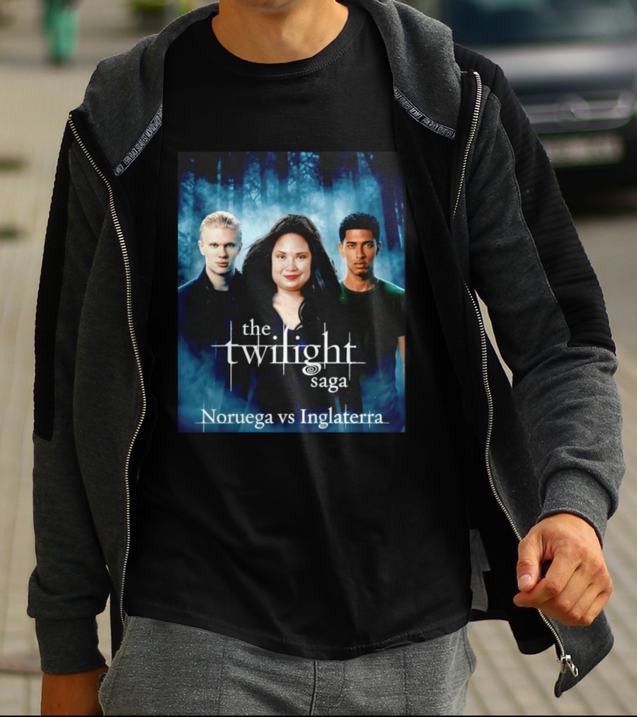 Erling Haaland Jude Bellingham The Twilight Saga Noruega Vs Inglaterra T-Shirt