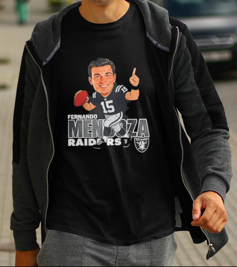 Fernando Mendoza Raiders 15 Football Player Raiders T-Shirt