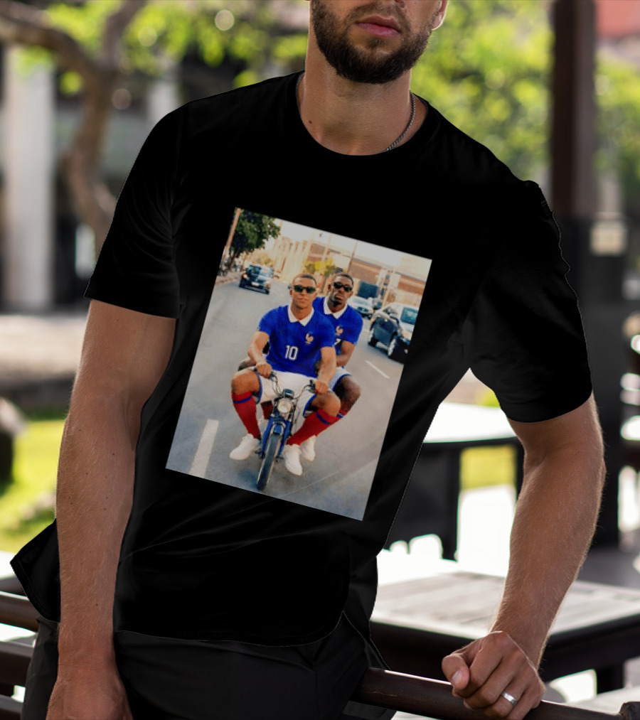 Kylian Mbappé Ousmane Dembélé France Team Jersey T-Shirt