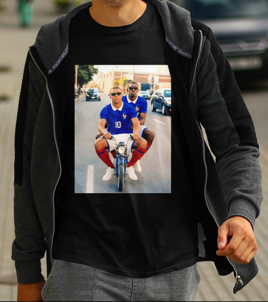 Kylian Mbappé Ousmane Dembélé France Team Jersey T-Shirt