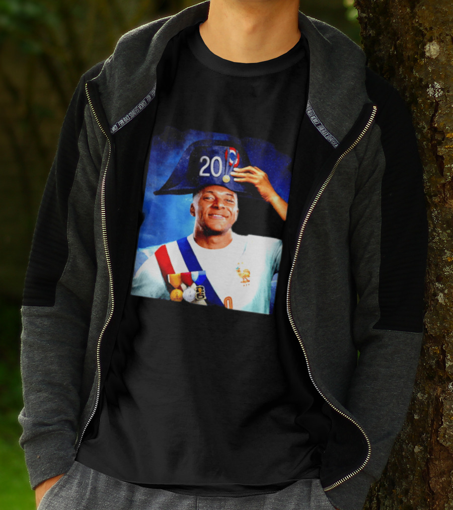 Kylian Mbappé France National Team 2026 Captain No 20 Napoleon Hat T-Shirt