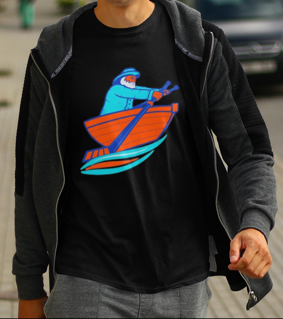 Islanders Fisherman New York NHL Team 26 T-Shirt
