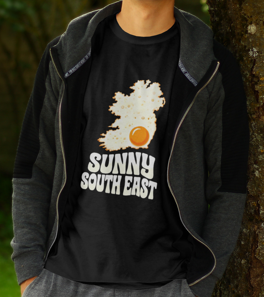 Sunny South East Ireland Fried Egg Map T-Shirt