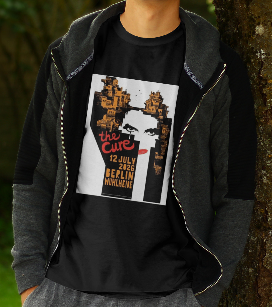 The Cure 12 July 2026 Berlin Wuhlheide Event Limited Edition T-Shirt