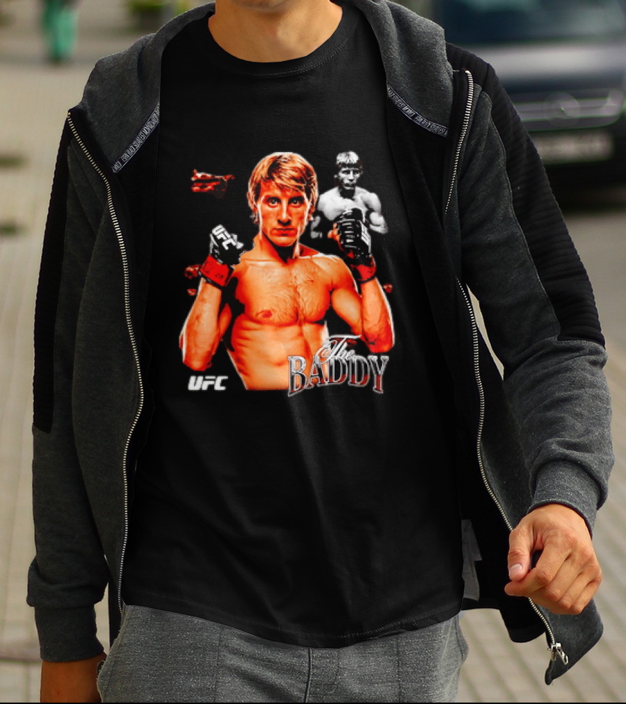 Paddy Pimblett The Baddy UFC MMA Fighter Image T-Shirt