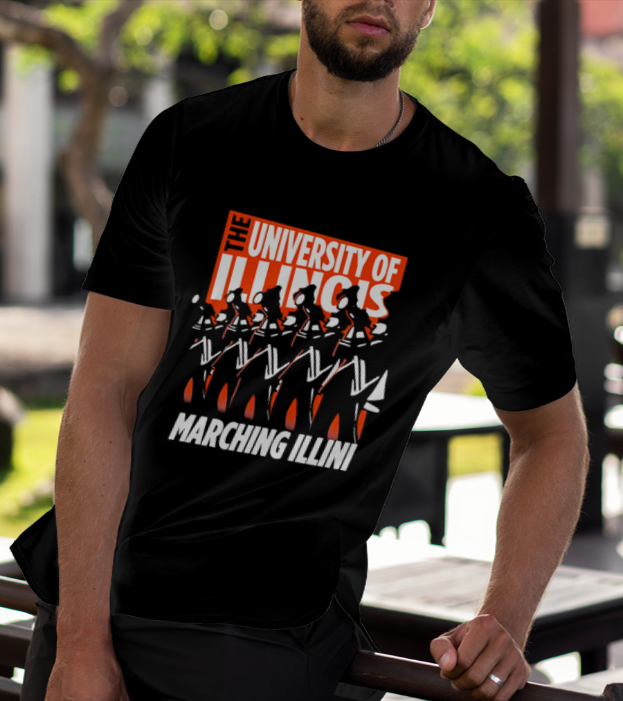 The University Of Illinois Marching Illini Band T-Shirt