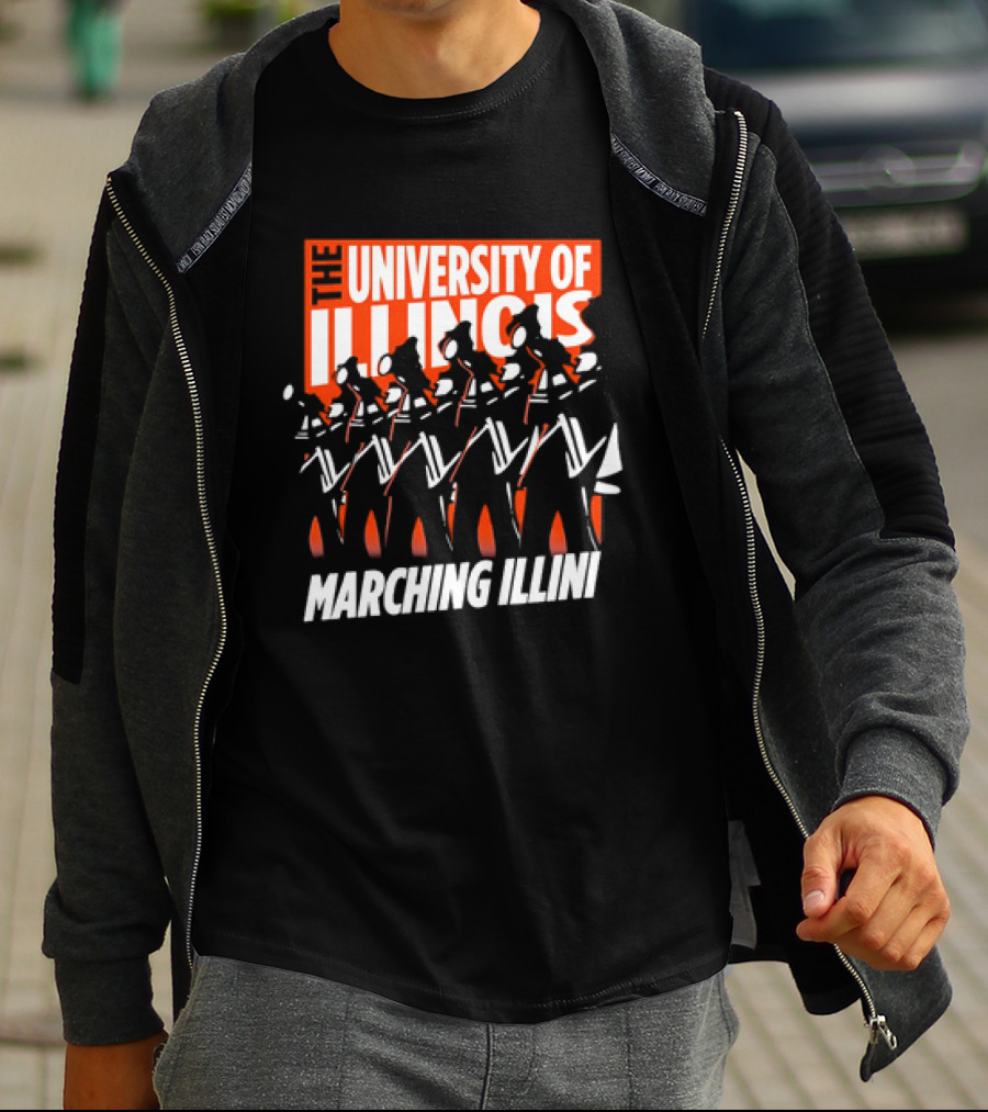 The University Of Illinois Marching Illini Band T-Shirt