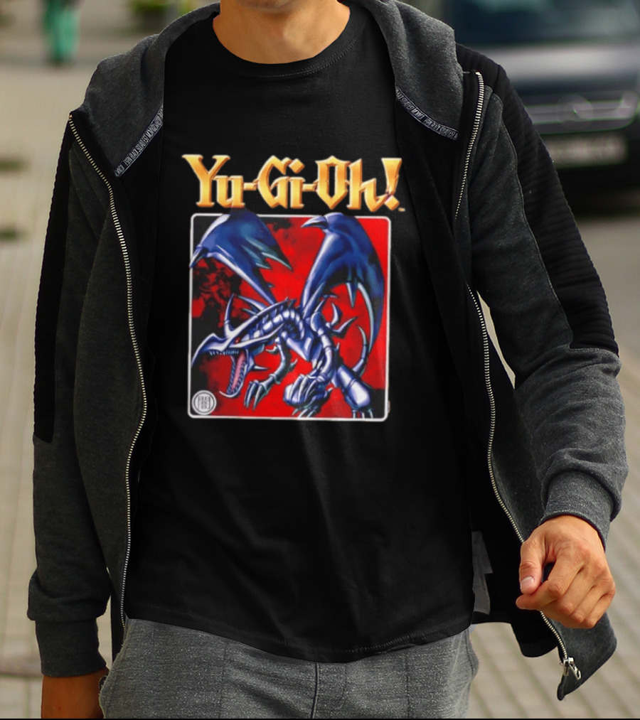 Yu Gi Oh 25th Anniversary Red Eyes Black Dragon Card T-Shirt