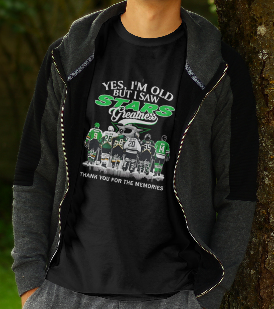 Yes I'm Old But I Saw Stars Greatness Thank You For The Memories T-Shirt