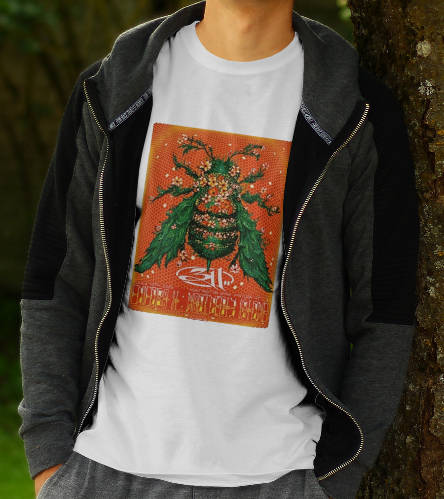 311 Chicago Illinois 2026 Huntington Bank Pavilion July 12 Floral Insect T-Shirt