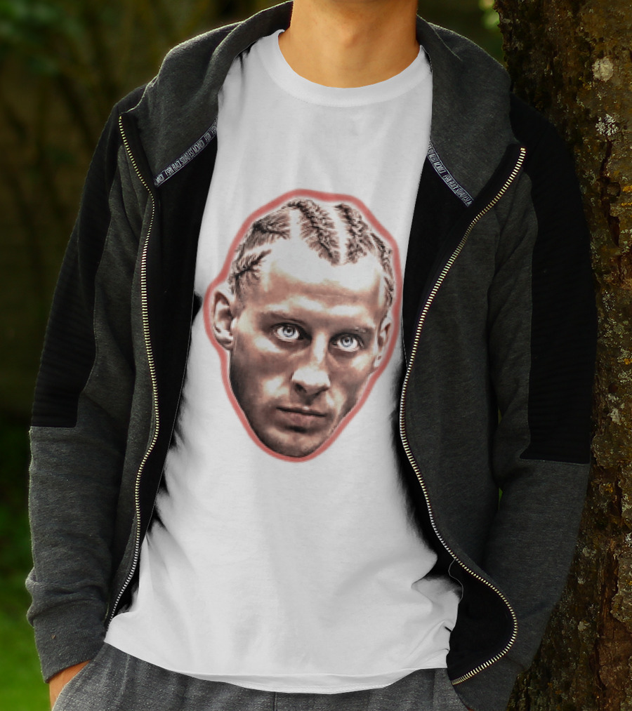 Paddy The Baddy Pimblett UFC MMA Fighter Portrait Braided Hairstyle T-Shirt