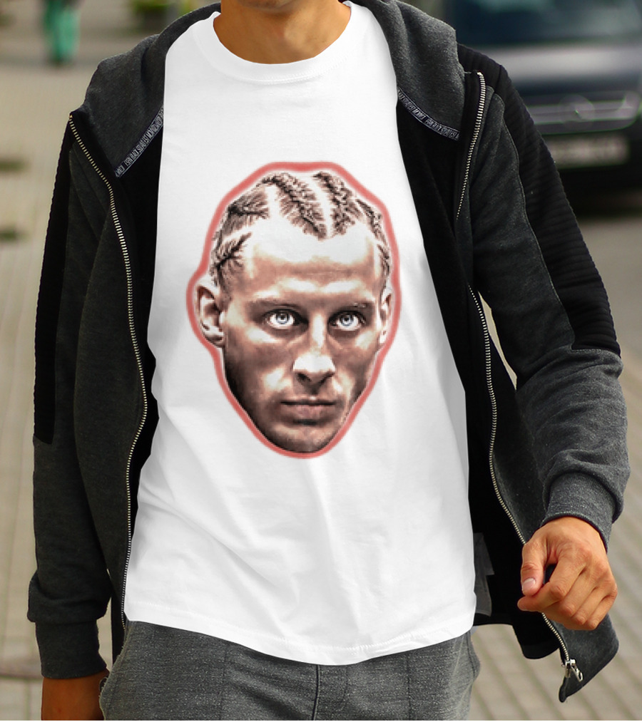 Paddy The Baddy Pimblett UFC MMA Fighter Portrait Braided Hairstyle T-Shirt