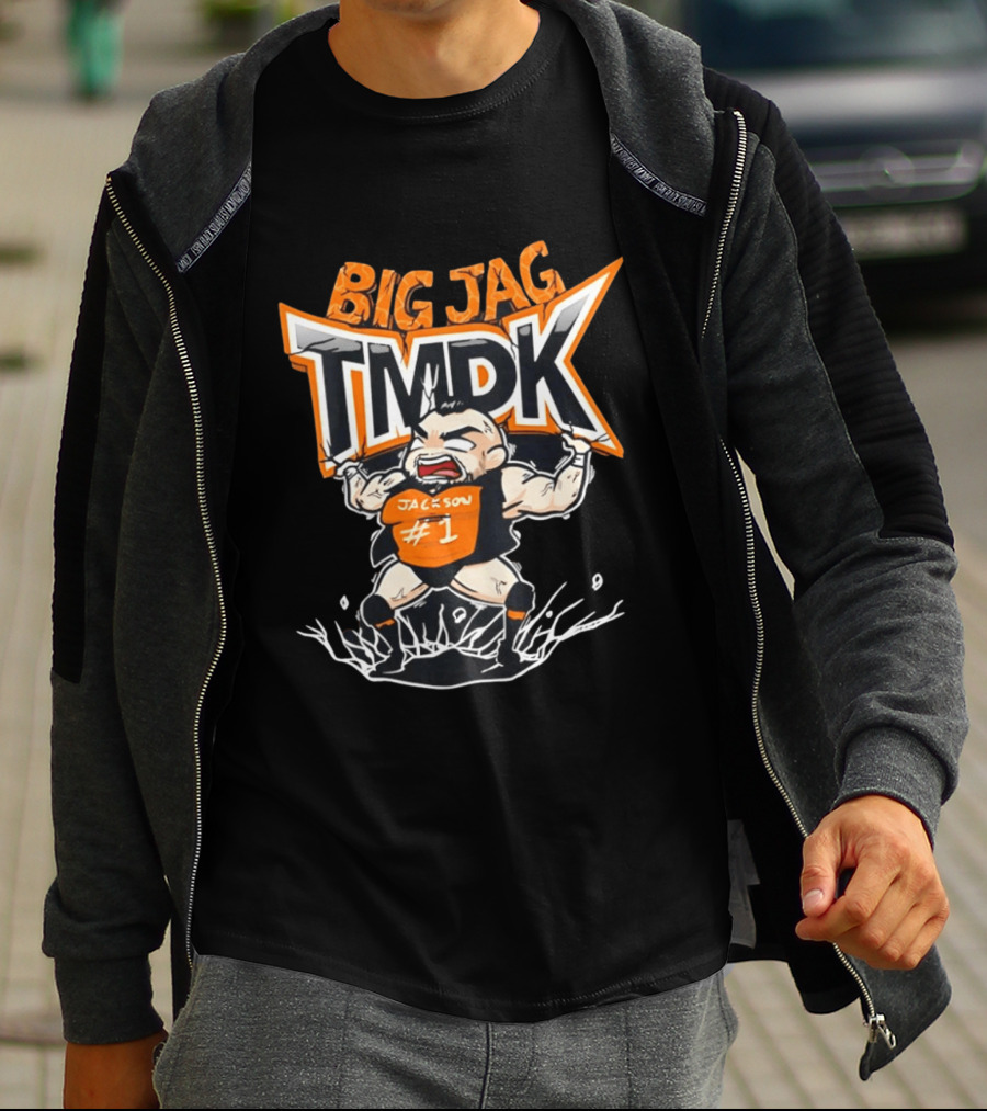 Big Jag TMDK Cartoon Wrestler Jackson #1 T-Shirt